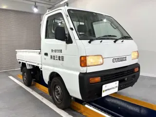 White 1996 Suzuki Carry Dump, 4-Speed Manual, imported kei truck, stock KTD-0671 (photo 8)