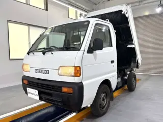 White 1996 Suzuki Carry Dump, 43,100 miles, F6A 660 cc, stock KTD-0671 (photo 2)