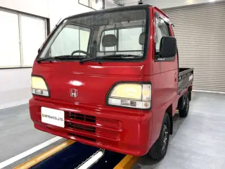 Red 1997 Honda Acty Truck, 83,500 miles, E07A 660 cc, stock KTD-0681 (photo 2)