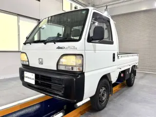 White 1997 Honda Acty Truck, 70,200 miles, E07A 660 cc, stock KTD-0684 (photo 2)