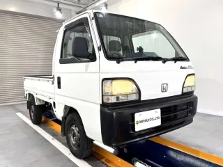 White 1997 Honda Acty Truck 4WD kei truck for sale, stock KTD-0684 (photo 1)