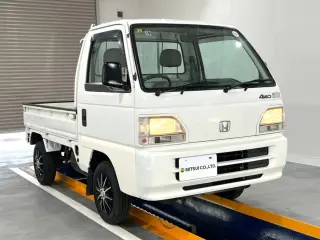 White 1997 Honda Acty Truck 4WD kei truck for sale, stock KTD-0686 (photo 1)