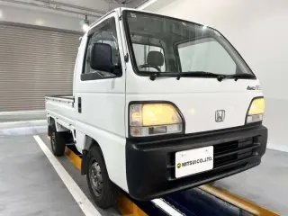 White 1997 Honda Acty Truck 4WD kei truck for sale, stock KTD-0687 (photo 1)