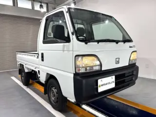 1997 Honda Acty Truck — White 4WD Kei Trucks, photo 1 of 25