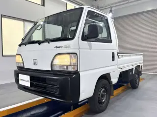 White 1997 Honda Acty Truck, 85,300 miles, E07A 660 cc, stock KTD-0690 (photo 2)