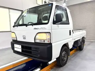 1997 Honda Acty Truck — White 4WD Kei Trucks, photo 2 of 25