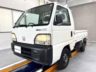 White 1997 Honda Acty Truck, 12,600 miles, E07A 660 cc, stock KTD-0696 (photo 2)