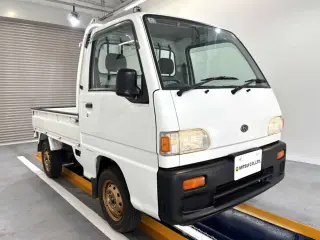 White 1997 Subaru Sambar Truck 4WD kei truck for sale, stock KTD-0708 (photo 1)