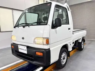 White 1997 Subaru Sambar Truck, 8,000 miles, EN07 660 cc, stock KTD-0709 (photo 2)