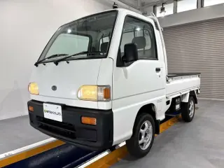 White 1997 Subaru Sambar Truck, 72,300 miles, EN07 660 cc, stock KTD-0710 (photo 2)