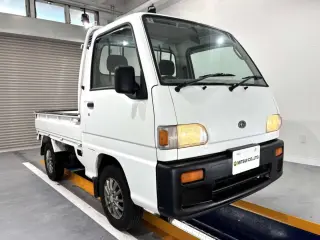 1997 Subaru Sambar Truck — White 4WD Kei Trucks, photo 1 of 24