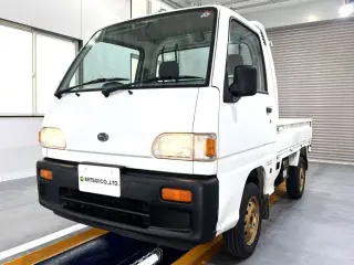 1997 Subaru Sambar Truck — White 4WD Kei Trucks, photo 2 of 26
