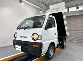White 1997 Suzuki Carry Dump, 83,700 miles, F6A 660 cc, stock KTD-0717 (photo 2)