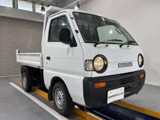 White 1997 Suzuki Carry Dump, 4-Speed Manual, imported kei truck, stock KTD-0717 (photo 8)
