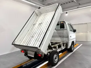 White 1997 Suzuki Carry Dump 4WD kei truck for sale, stock KTD-0718 (photo 5)