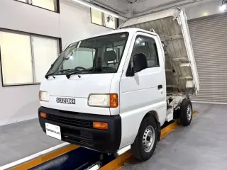 White 1997 Suzuki Carry Dump, 52,800 miles, F6A 660 cc, stock KTD-0718 (photo 2)