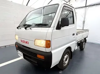 White 1997 Suzuki Carry Truck, 28,600 miles, F6A 660 cc, stock KTD-0719 (photo 2)