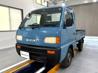 1997 Suzuki Carry Truck — Blue 4WD Kei Trucks, photo 2 of 26