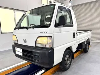 White 1998 Honda Acty Truck, 39,900 miles, E07A 660 cc, stock KTD-0729 (photo 2)