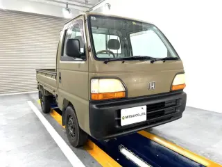 1998 Honda Acty Truck — Green 4WD Kei Trucks, photo 1 of 26