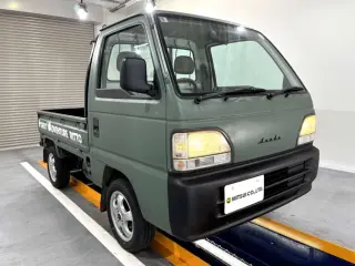 1998 Honda Acty Truck — Green 4WD Kei Trucks, photo 1 of 24