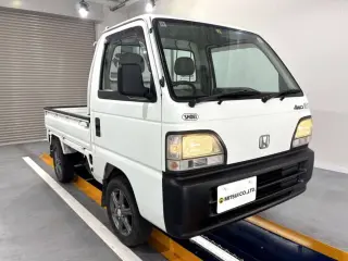 White 1998 Honda Acty Truck 4WD kei truck for sale, stock KTD-0749 (photo 1)