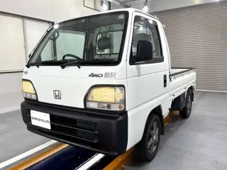 White 1998 Honda Acty Truck, 83,700 miles, E07A 660 cc, stock KTD-0749 (photo 2)