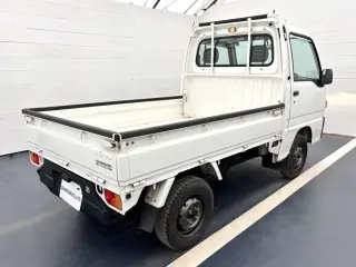 White 1998 Subaru Sambar Truck, 5-Speed Manual, imported kei truck, stock KTD-0761 (photo 4)