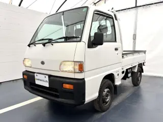 White 1998 Subaru Sambar Truck, 54,200 miles, EN07 660 cc, stock KTD-0761 (photo 2)