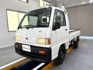 Beige 1998 Subaru Sambar Truck, 93,800 miles, EN07 660 cc, stock KTD-0763 (photo 2)