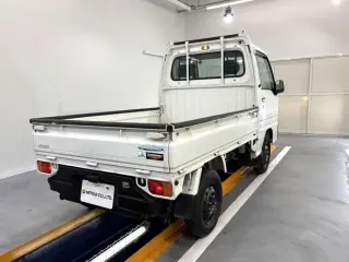 Beige 1998 Subaru Sambar Truck, 5-Speed Manual, imported kei truck, stock KTD-0763 (photo 4)