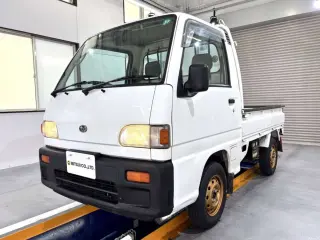 1998 Subaru Sambar Truck — White 4WD Kei Trucks, photo 2 of 27