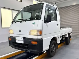 1998 Subaru Sambar Truck — White 4WD Kei Trucks, photo 2 of 25