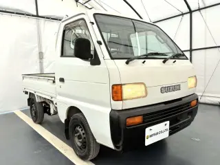 1998 Suzuki Carry Truck — White 4WD Kei Trucks, photo 1 of 27