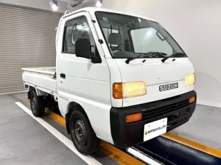 1998 Suzuki Carry Truck — White 4WD Kei Trucks, photo 1 of 26