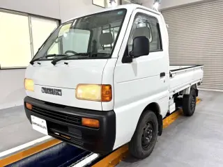 1998 Suzuki Carry Truck — White 4WD Kei Trucks, photo 2 of 26