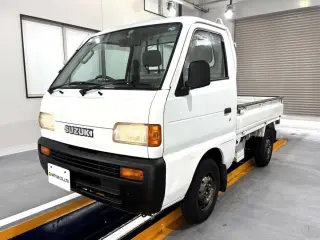 White 1998 Suzuki Carry Truck, 82,900 miles, F6A 660 cc, stock KTD-0777 (photo 2)
