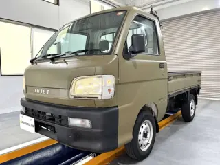 Green 1999 Daihatsu Hijet Truck, 73,500 miles, EF 660 cc, stock KTD-0781 (photo 2)