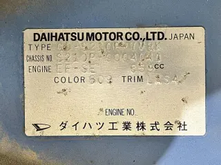 1999 Daihatsu Hijet Truck — Blue 4WD Kei Trucks, photo 25 of 26