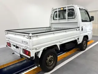 White 1999 Honda Acty Truck, 5-Speed Manual, imported kei truck, stock KTD-0796 (photo 4)