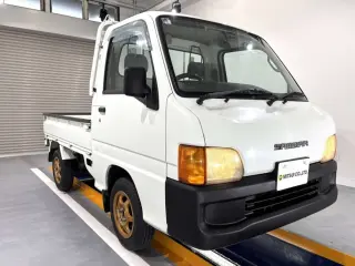 White 1999 Subaru Sambar Truck 2WD kei truck for sale, stock KTD-0816 (photo 1)