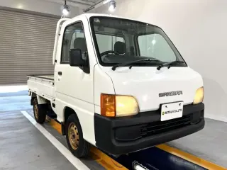 White 1999 Subaru Sambar Truck 2WD kei truck for sale, stock KTD-0817 (photo 1)