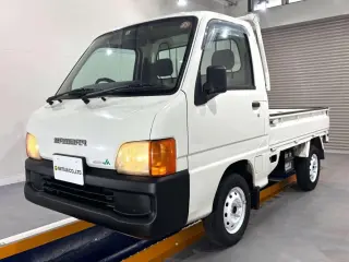1999 Subaru Sambar Truck — White 4WD Kei Trucks, photo 2 of 28