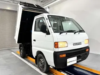 1999 Suzuki Carry Dump — White 4WD Kei Trucks, photo 1 of 30