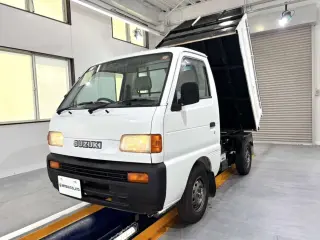 1999 Suzuki Carry Dump — White 4WD Kei Trucks, photo 2 of 30
