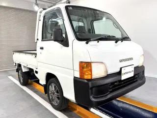 2000 Subaru Sambar Truck — White 4WD Kei Trucks, photo 1 of 27