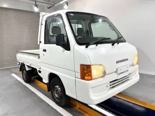 2000 Subaru Sambar Truck — White 4WD Kei Trucks, photo 1 of 26