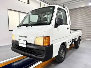 2000 Subaru Sambar Truck — White 4WD Kei Trucks, photo 2 of 27