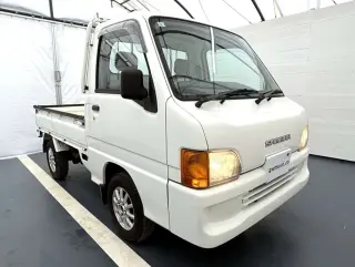 2001 Subaru Sambar Truck — White 2WD Kei Trucks, photo 1 of 27