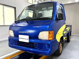 Blue 2001 Subaru Sambar Truck, 28,600 miles, EN07 660 cc, stock KTD-0874 (photo 2)